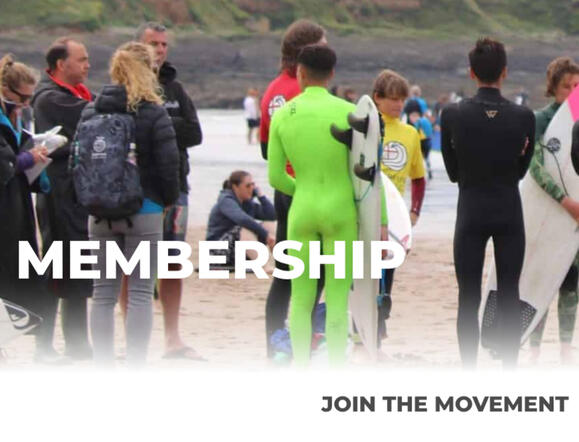 Surfing England website membership page